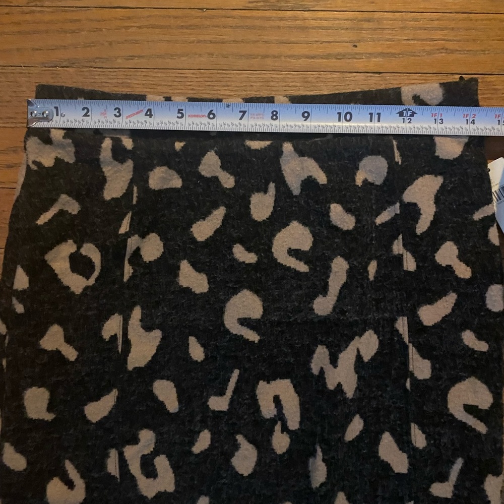 NWT Anthropologie Maeve Delphine sweater knit animal print pencil skirt - Picture 8 of 8